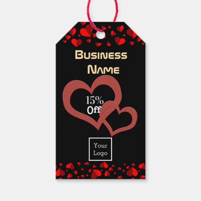 Valentine's day Sales Gift Tags (Front)