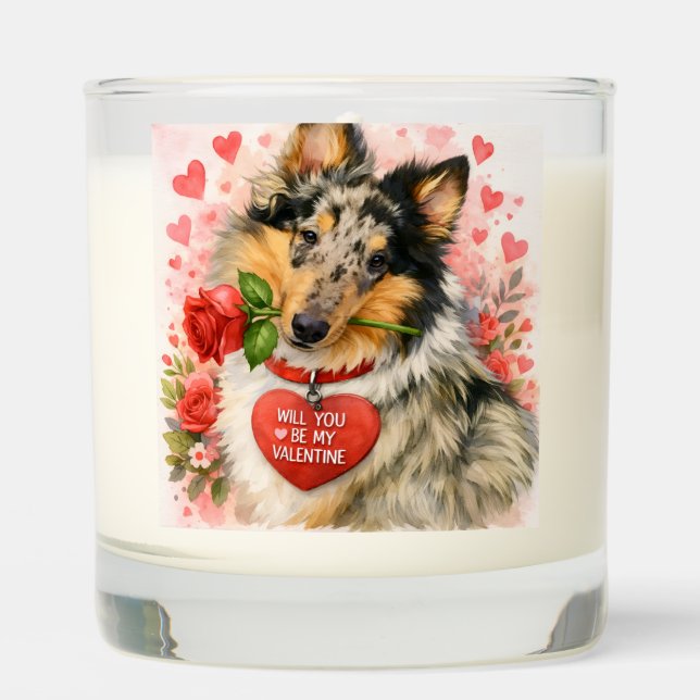 Valentines Day scented candle (Front)