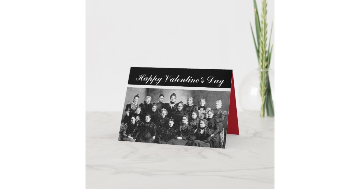 Valentine's Day Secret Admirer Vintage Holiday Card ...