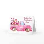 Valentine's Day Sending You Love Personalized Name Holiday Card Valentine's Day Sending You Love Personalized Name Holiday Card
