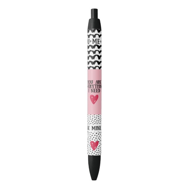 Valentine's Day Sentiments Writing Pen. Pen (Front Vertical)