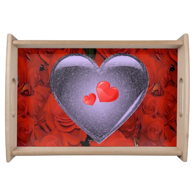 Valentines Day Serving Tray Love (Front)