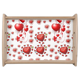 Valentines Day Serving Tray Love