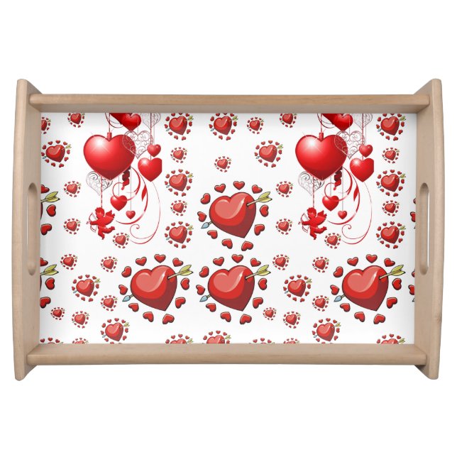 Valentines Day Serving Tray Love (Front)
