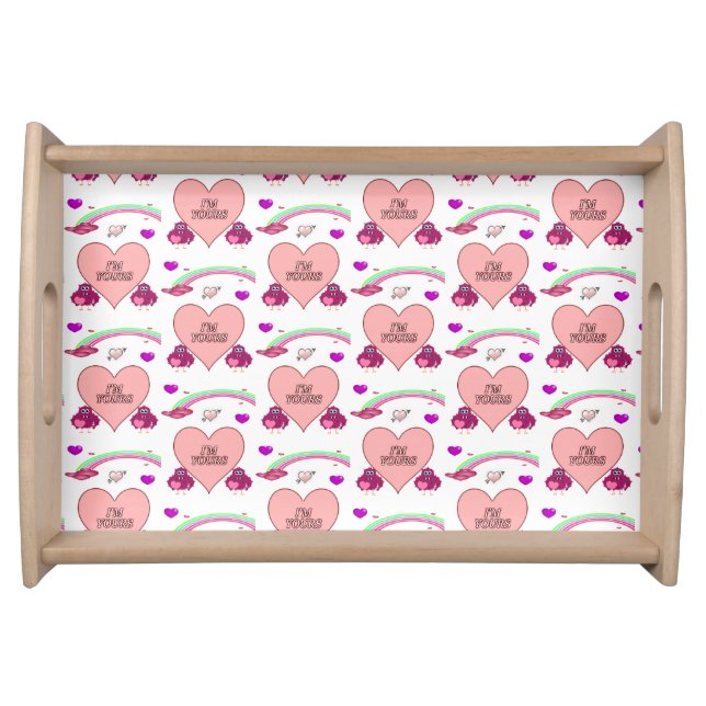 Valentines Day Serving Tray Love (Front)