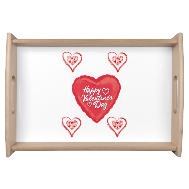 Valentines Day Serving Tray Love (Front)
