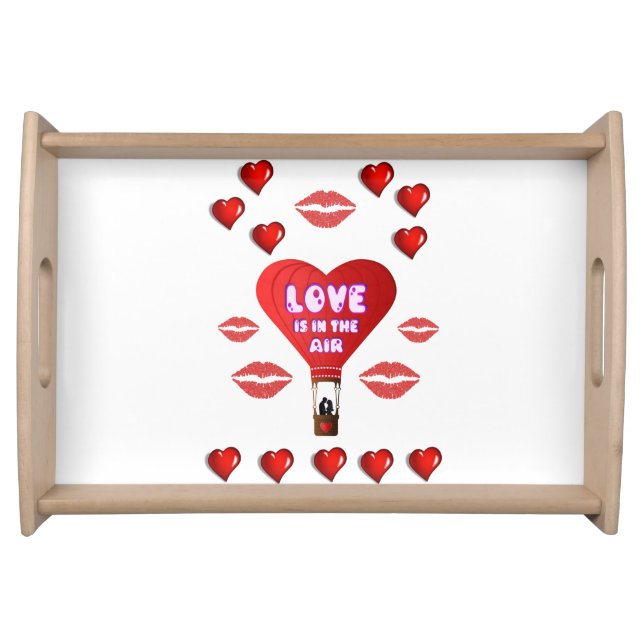 Valentines Day Serving Tray Love (Front)