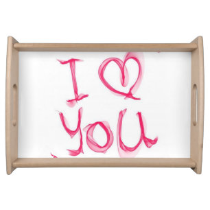 Valentines Day Serving Tray Love