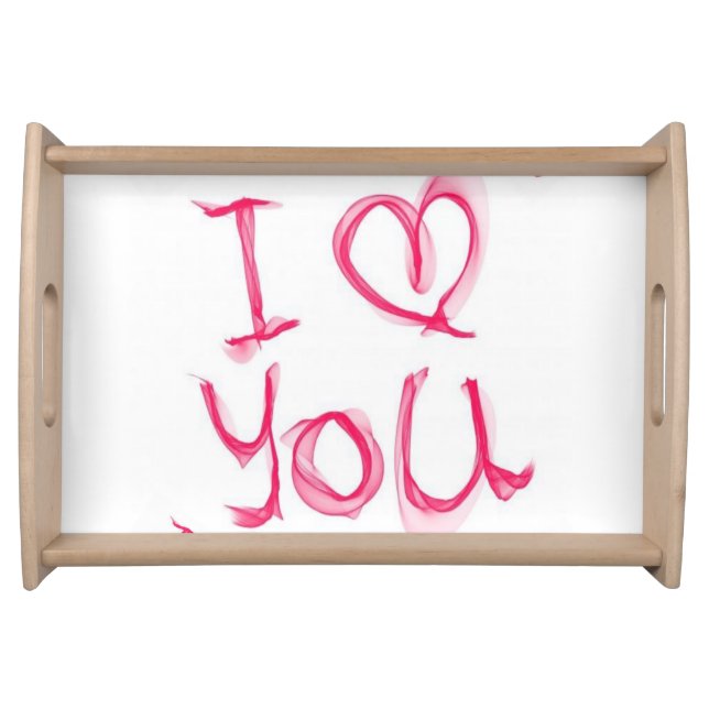 Valentines Day Serving Tray Love (Front)
