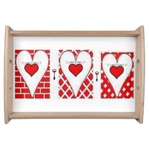 Valentines Day Serving Tray Love