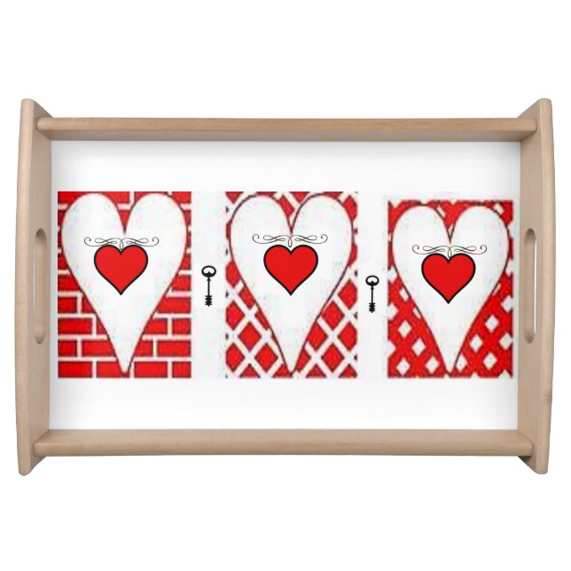 Valentines Day Serving Tray Love (Front)