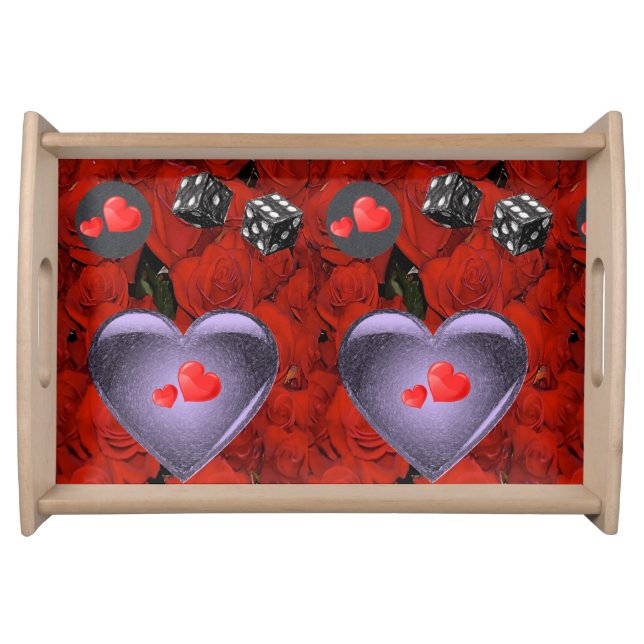 Valentines Day Serving Tray Love (Front)