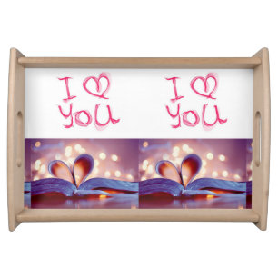 Valentines Day Serving Tray Love