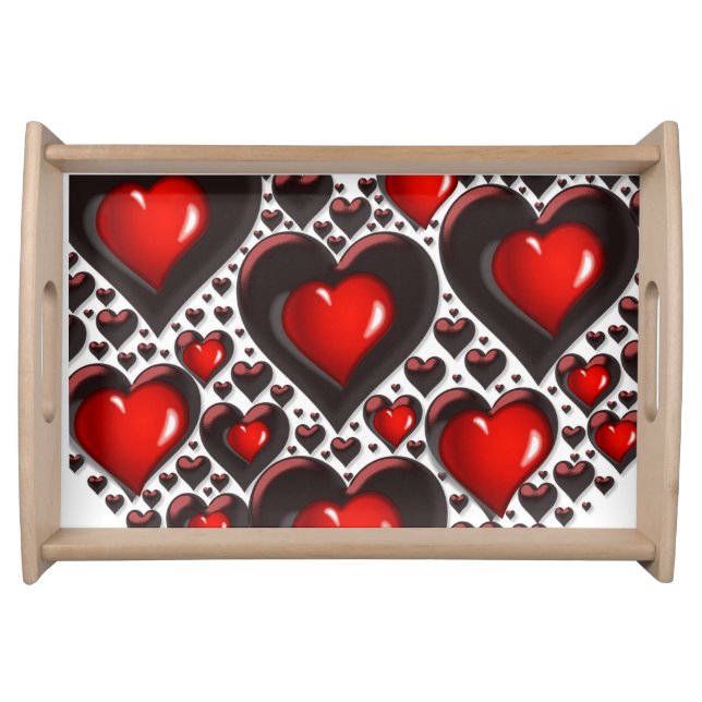 Valentines Day Serving Tray Love (Front)