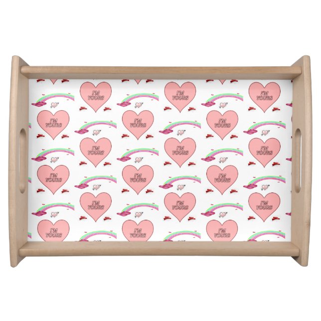 Valentines Day Serving Tray Love (Front)