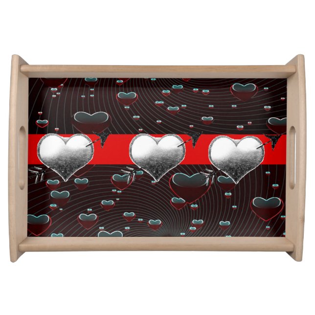 Valentines Day Serving Tray Love (Front)