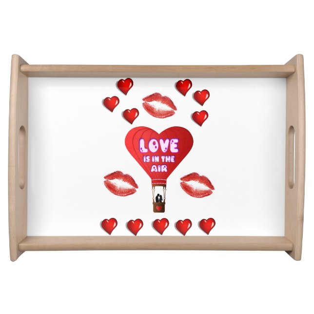 Valentines Day Serving Tray Love (Front)