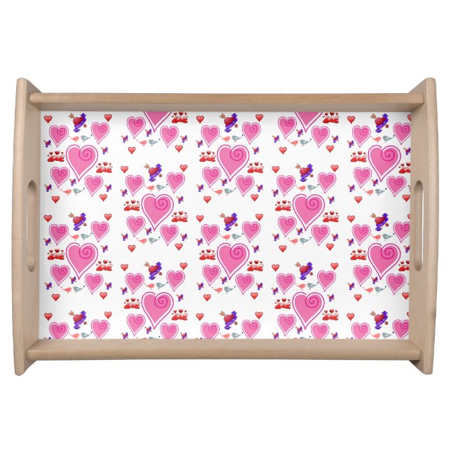 Valentines Day Serving Tray Love (Front)