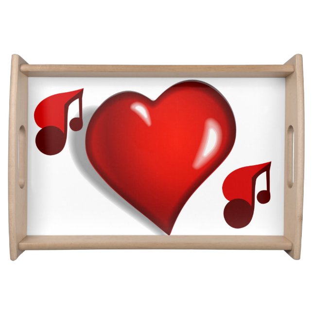 Valentines Day Serving Tray Love (Front)