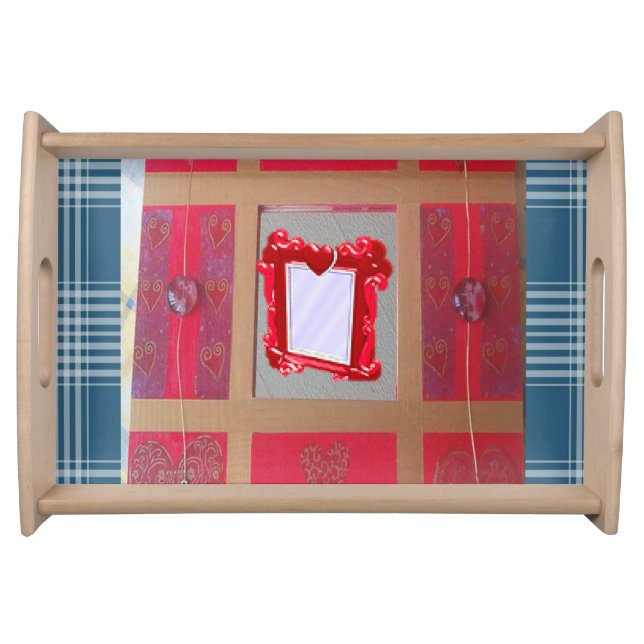 Valentines Day Serving Tray Love (Front)