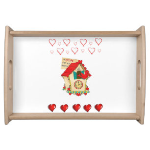 Valentines Day Serving Tray Love