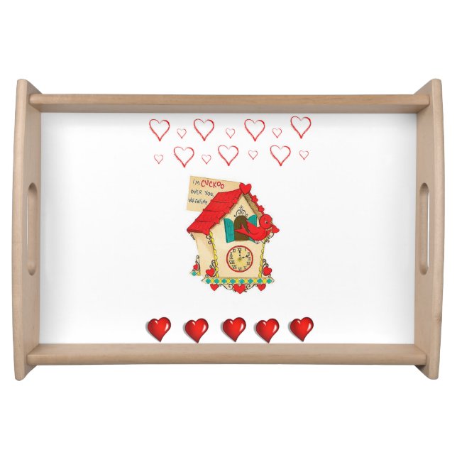 Valentines Day Serving Tray Love (Front)