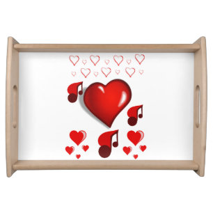 Valentines Day Serving Tray Love