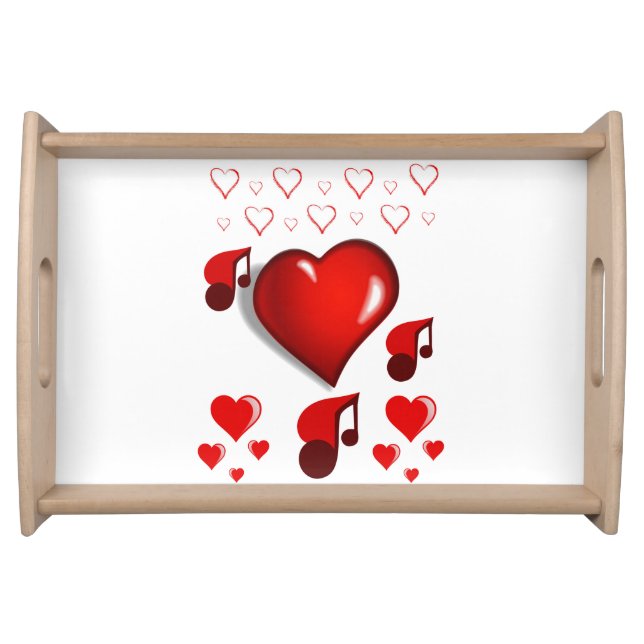 Valentines Day Serving Tray Love (Front)