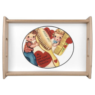 Valentines Day Serving Tray Love Vintage
