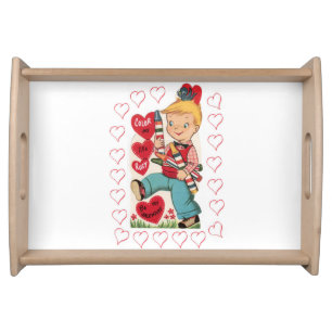 Valentines Day Serving Tray Vintage