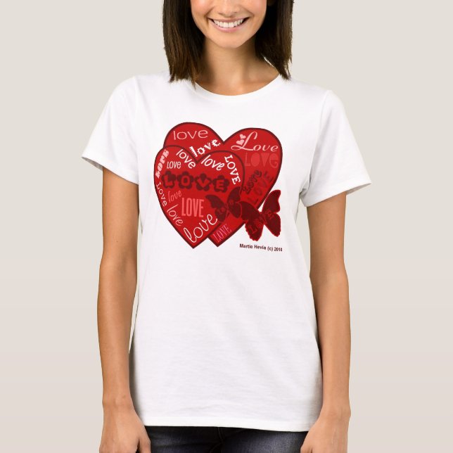 Valentine's Day Shirt (2) - Hearts & Love (Front)