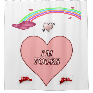 Valentine's Day Shower Curtain