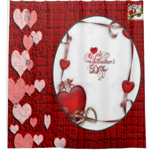 Valentine's Day Shower Curtain