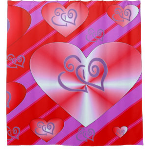 Valentine's Day Shower curtain