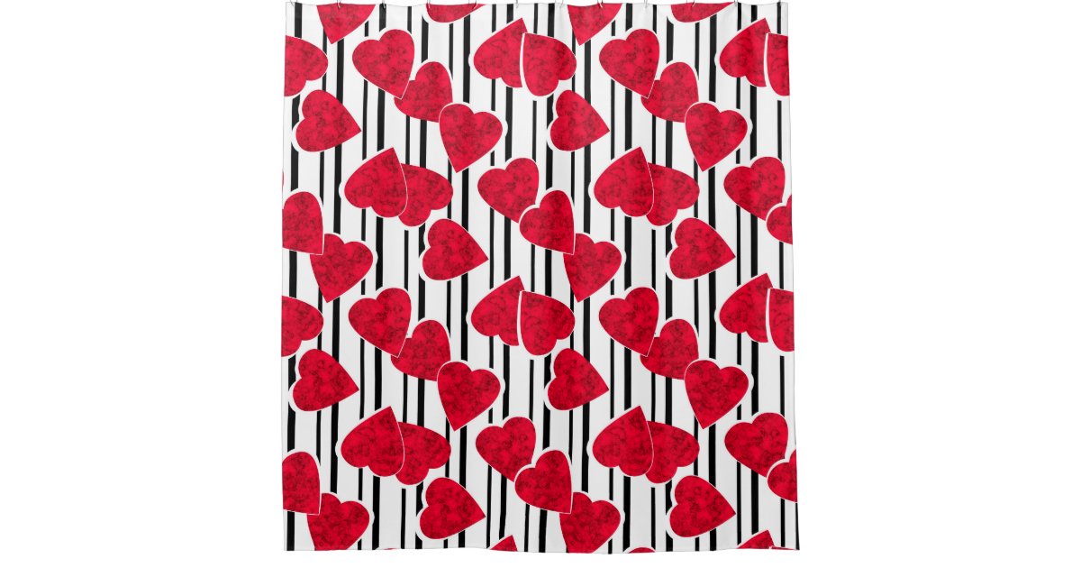 Valentine's day shower curtain | Zazzle