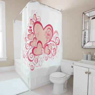 Valentine's Day Shower Curtain