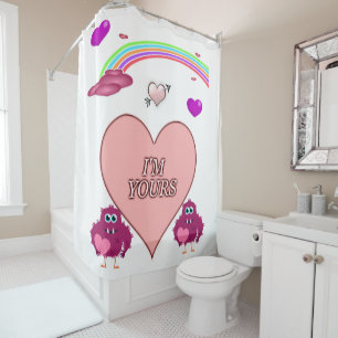 Valentine's Day Shower Curtain