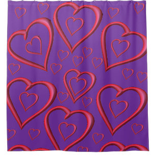 Valentine's Day Shower Curtain