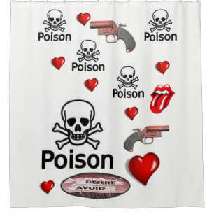 Valentine's Day Shower curtain