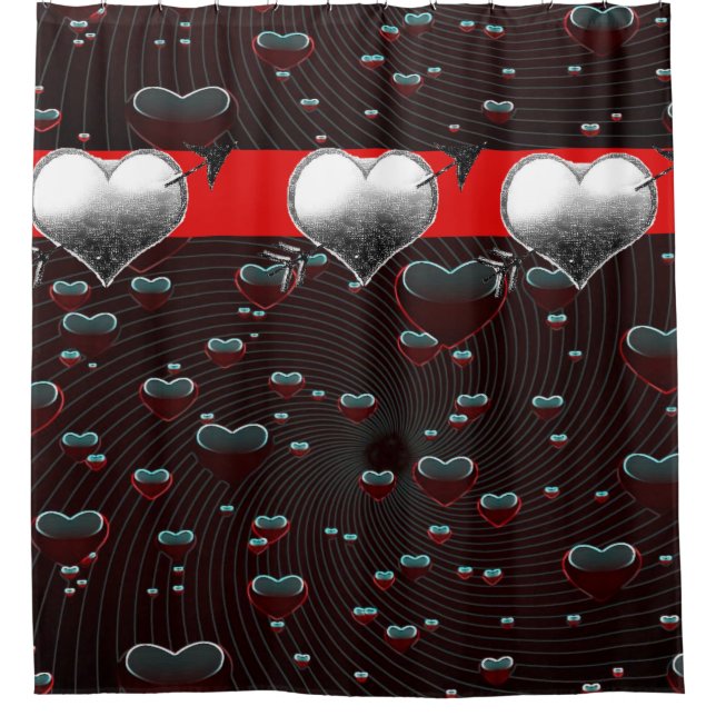 Valentine's Day Shower Curtain (Front)