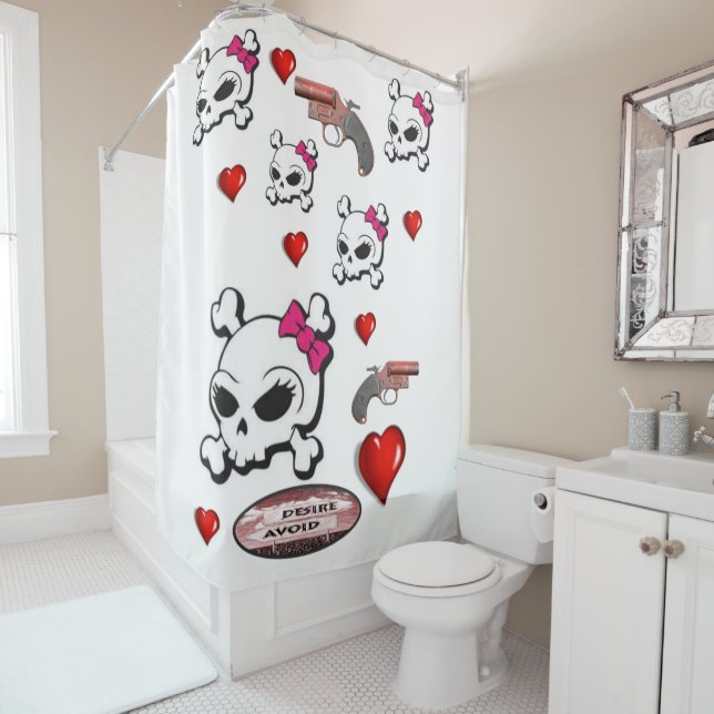 Valentine's Day Shower curtain (In Situ)