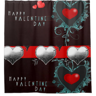 Valentine's Day Shower Curtain