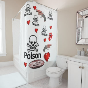 Valentine's Day Shower curtain