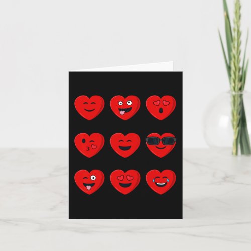 Valentines Day Silly Faces Hearts Fun Boys Girls K Card