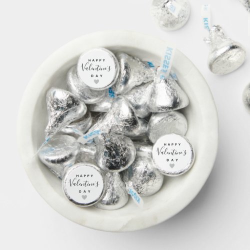 Valentines day silver heart hershey kisses hersheys kisses