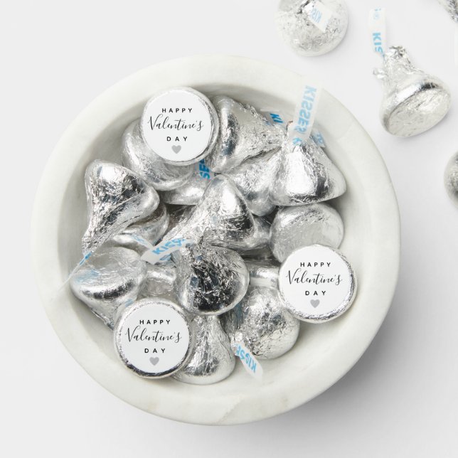 Valentine's day silver heart hershey kisses hershey®'s kisses® (Assorted)