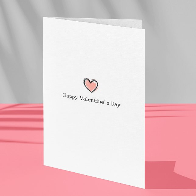 Valentine's day Simple Minimalistic Card (Creator Uploaded)