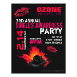 Valentine&#39;s Day Single&#39;s Awareness Party Flyers at Zazzle
