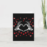 Funny Valentine's Day Skeleton, Bone-afide Admirer Card | Zazzle