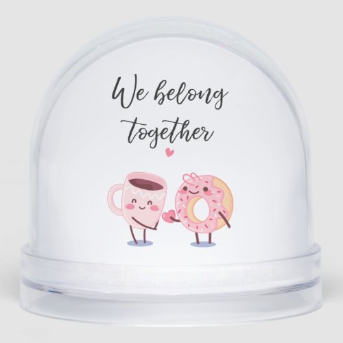 Valentines day Snow globe